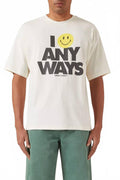 Smiley Smile Anyways T-Shirt In White