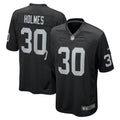 Las Vegas Raiders Darnay Holmes Black Team Game Jersey