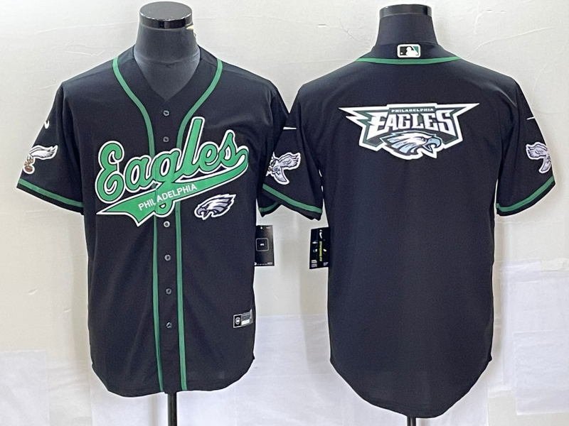 Men's Philadelphia Eagles Black Game jersey