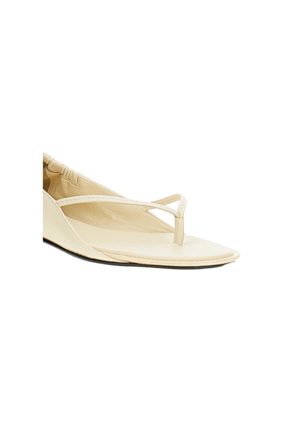 White Nu-Pieds Thong Sandals