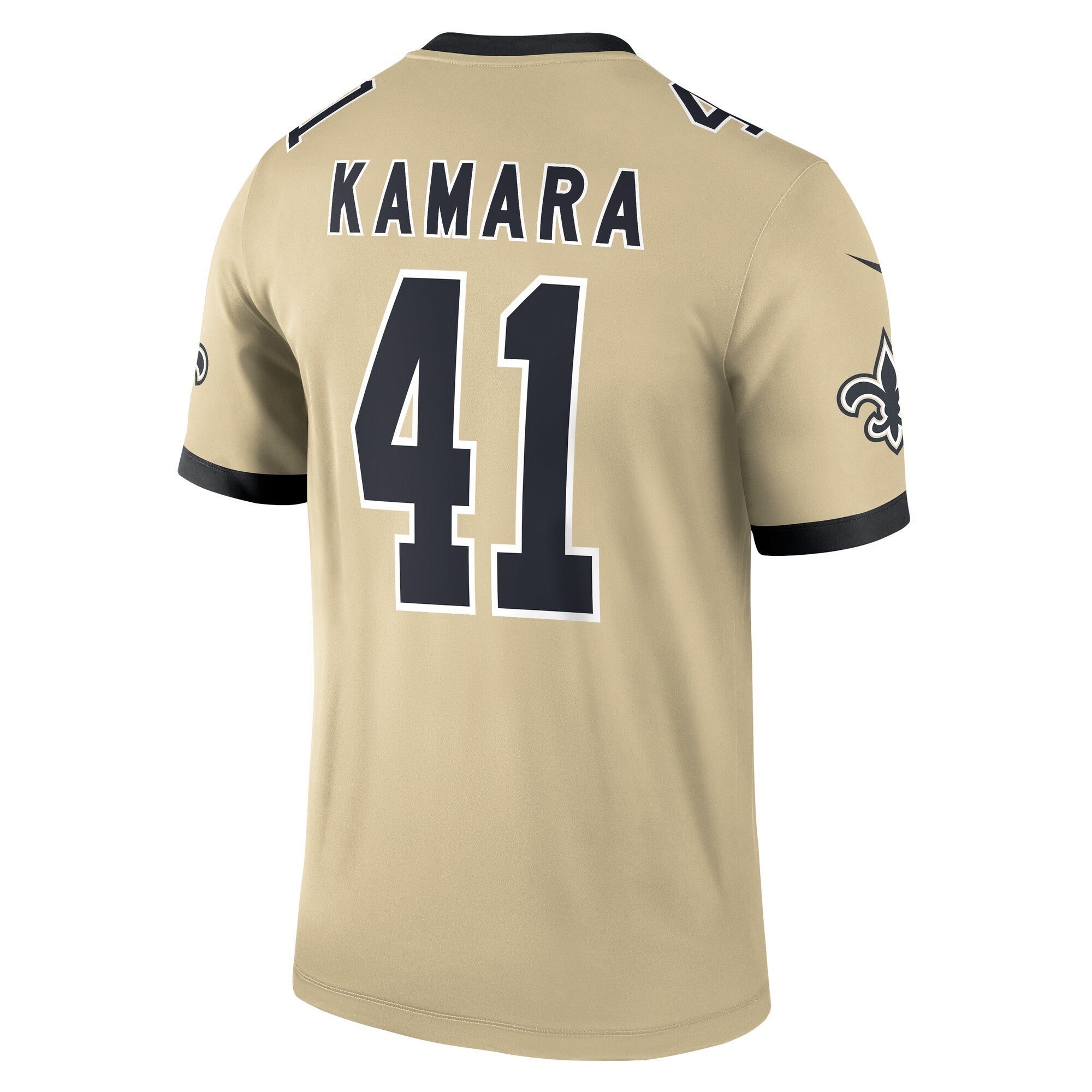 New Orleans Saints Alvin Kamara Gold Gameday Golds Alternate Legend Player Performance Top