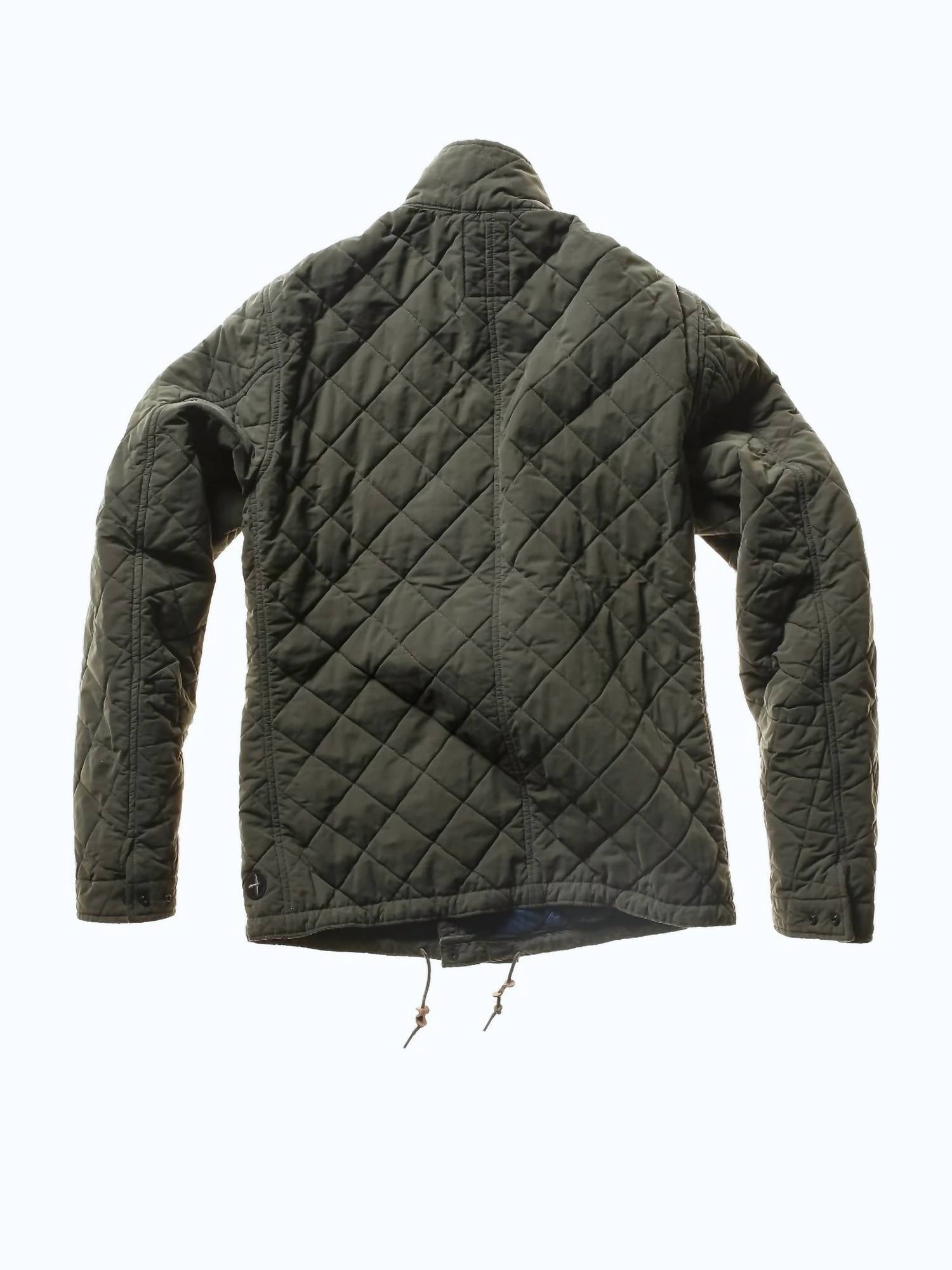 Quilted Tanker Jacket In Dark Loden