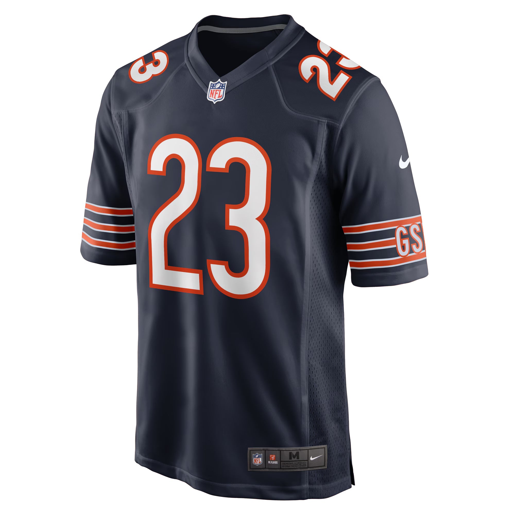 Chicago Bears Roschon Johnson Navy Team Game Jersey