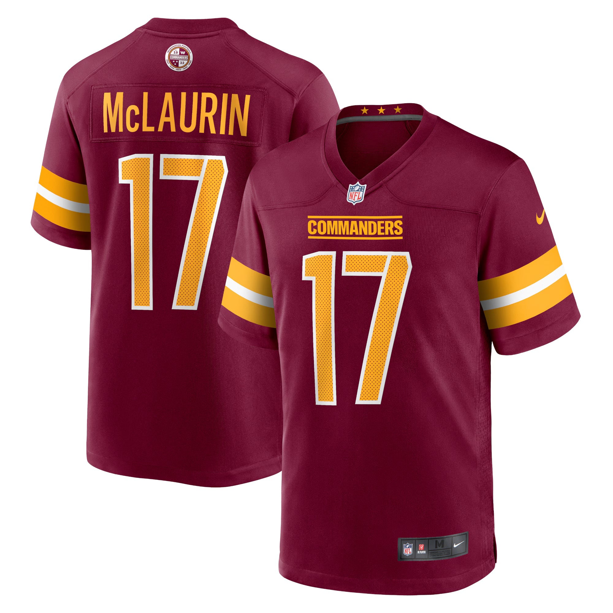 Washington Commanders Terry McLaurin Burgundy Game Jersey