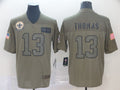 Men's New Orleans Saints Michael Thomas #13 Brown Game Jersey1