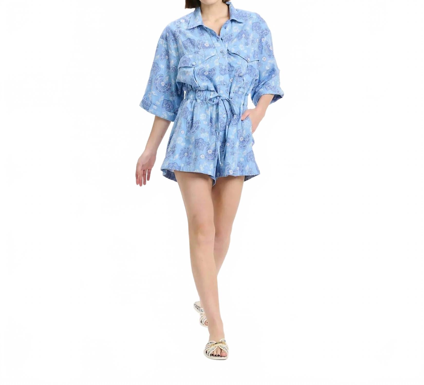 Rada Romper In Blue