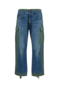 Hybrid Denim and Cargo Pants