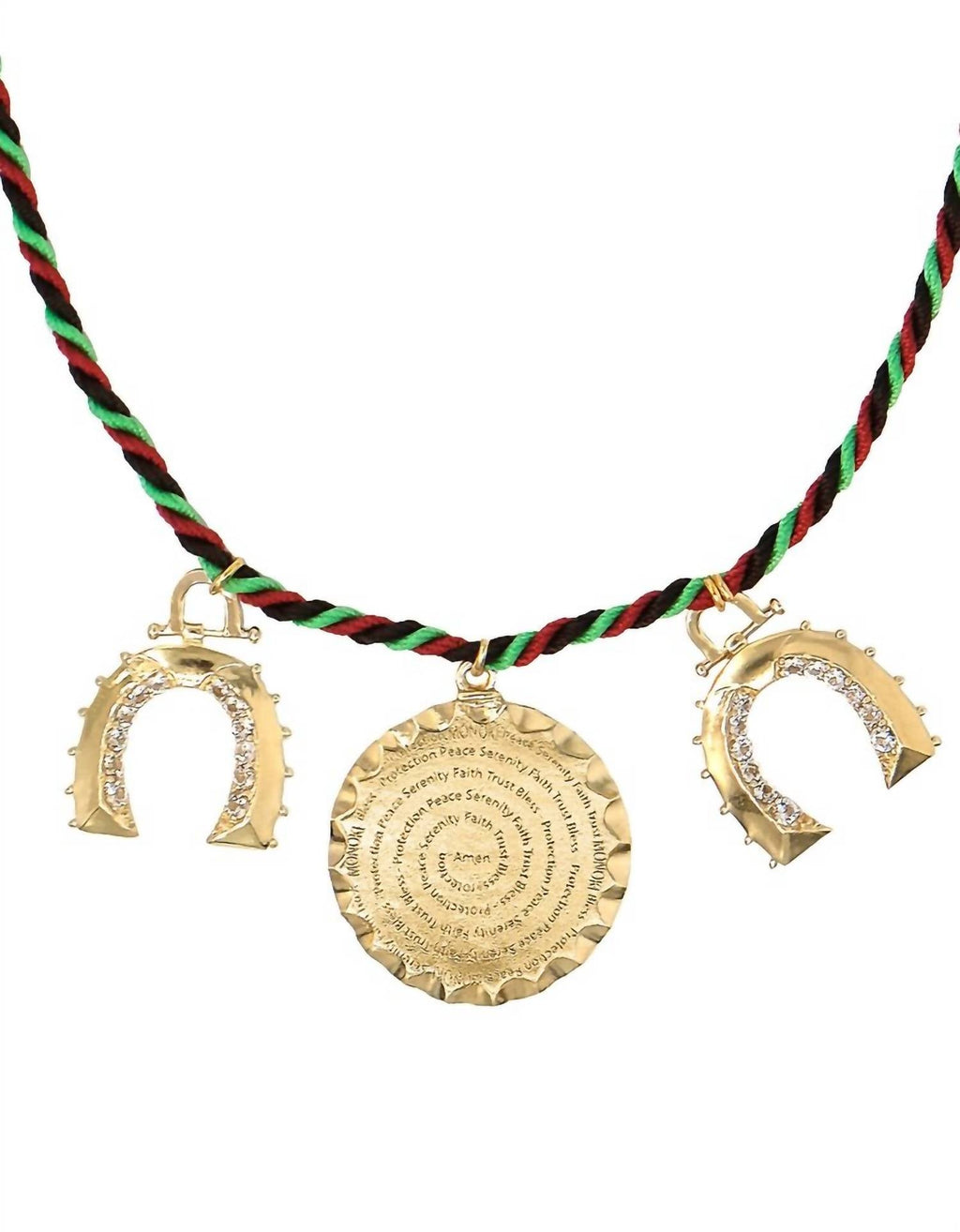 Women's Medal Necklace In Gold