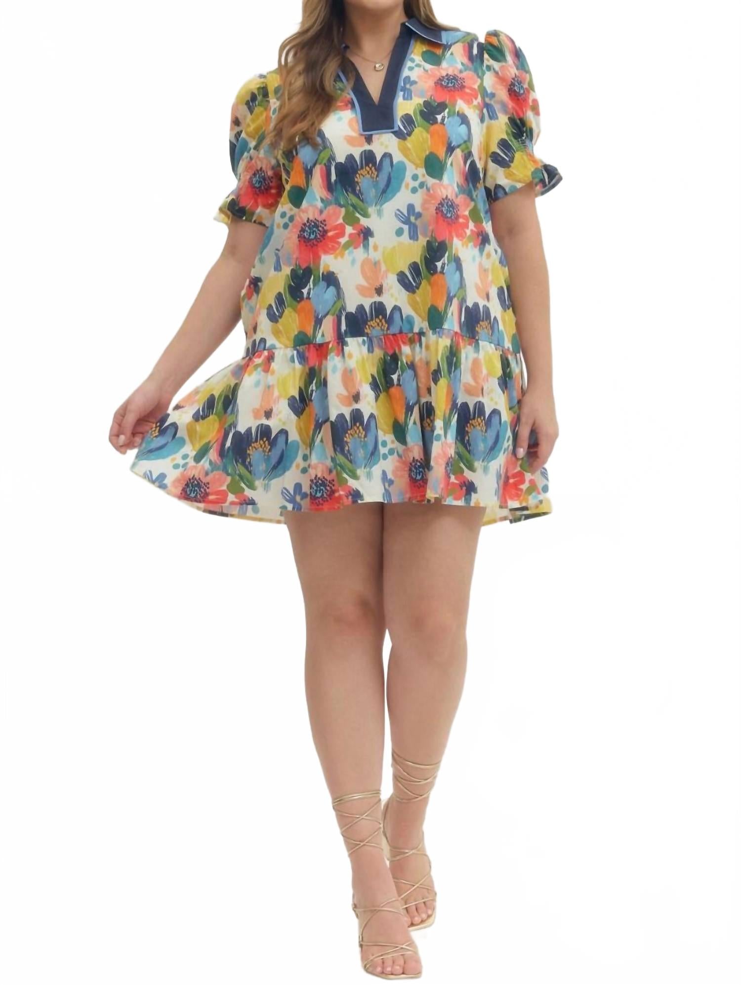 Looking For You Dress In Multicolor