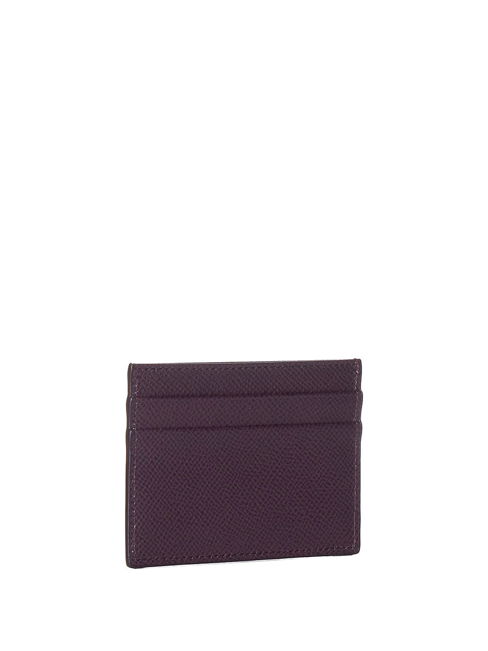 Dolce & Gabbana Women Dauphine Calfskin Card Holder With Branded Plate
