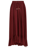 Zimmermann Women Aster Silk Maxi Skirt