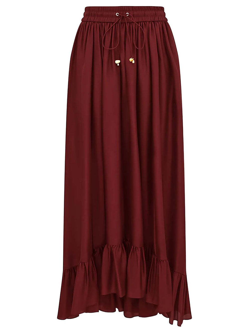 Zimmermann Women Aster Silk Maxi Skirt