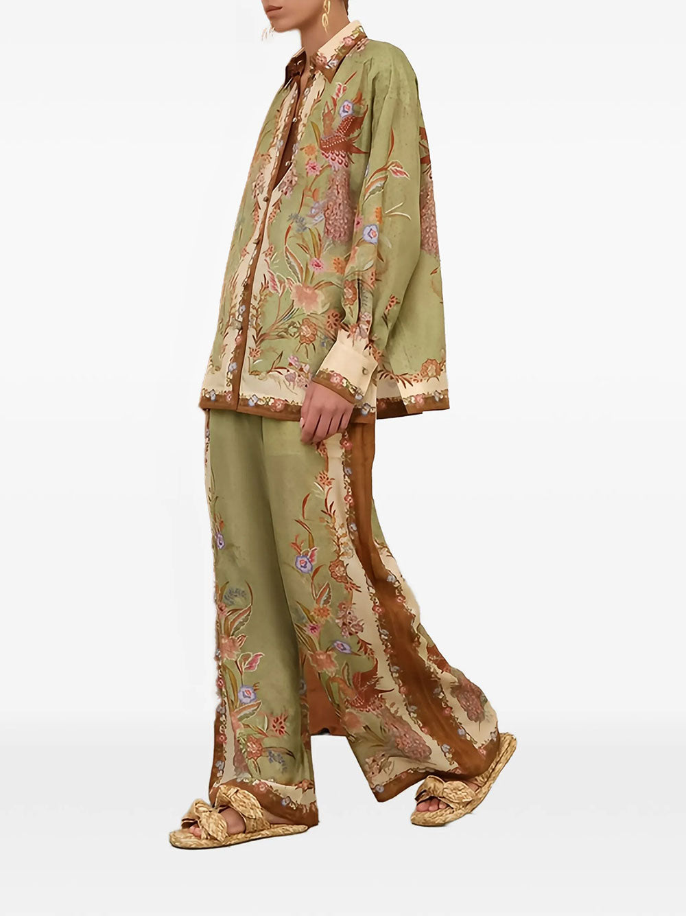Zimmermann Women Indra Relaxed Silk Shirt