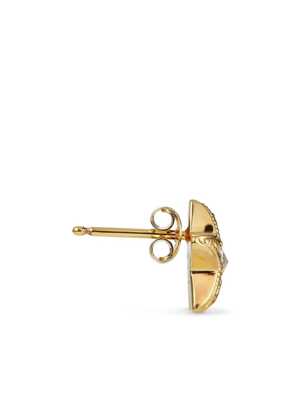Jimmy Choo Women Gold-Finish Metal Jc Star Stud Earrings With Swarovski Crystals