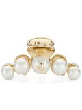 Jimmy Choo Women Gold-Finish Pearl Claw Hair Clip
