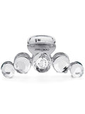 Jimmy Choo Women Silver-Finish Crystal Claw Hair Clip