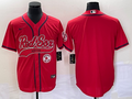 Men's Boston Red Sox Red Blank Jersey1