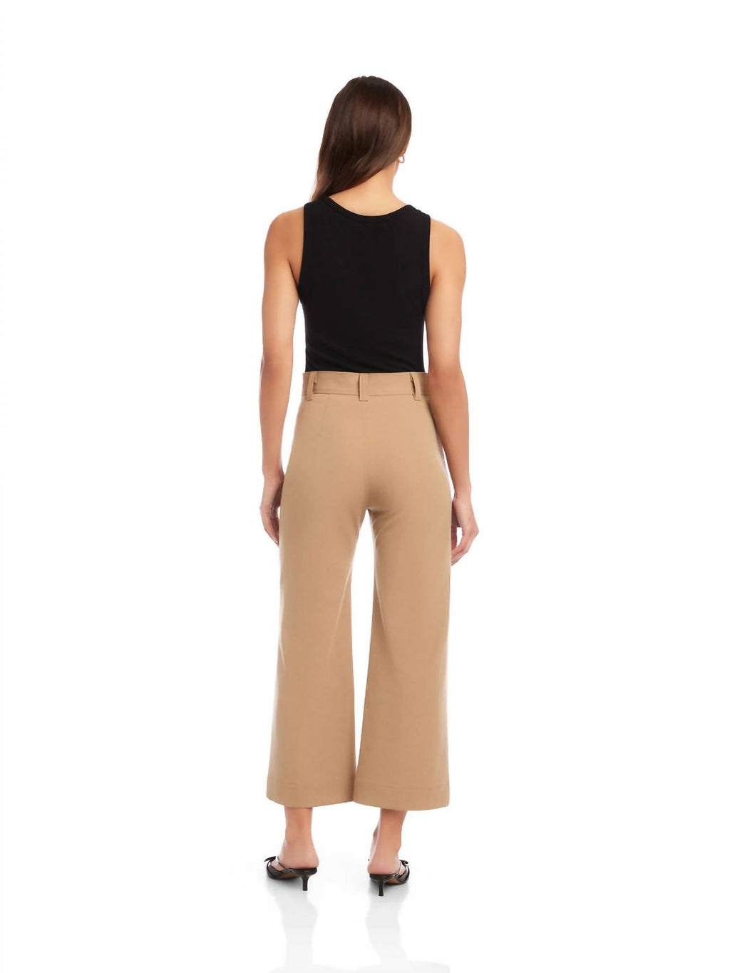 Rylee Crop Pant In Camel