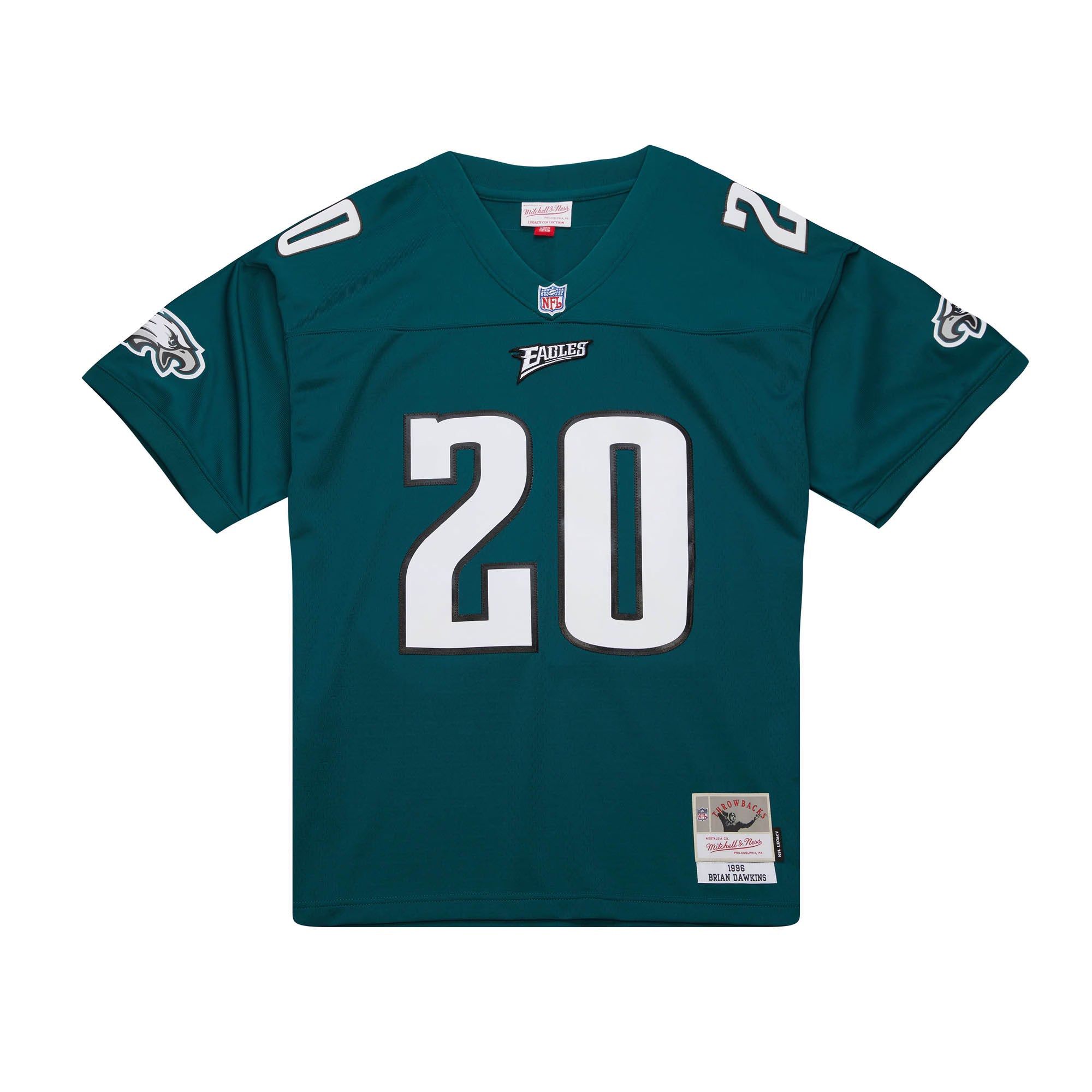 Philadelphia Eagles Brian Dawkins Mitchell & Ness Green Legacy Replica Jersey