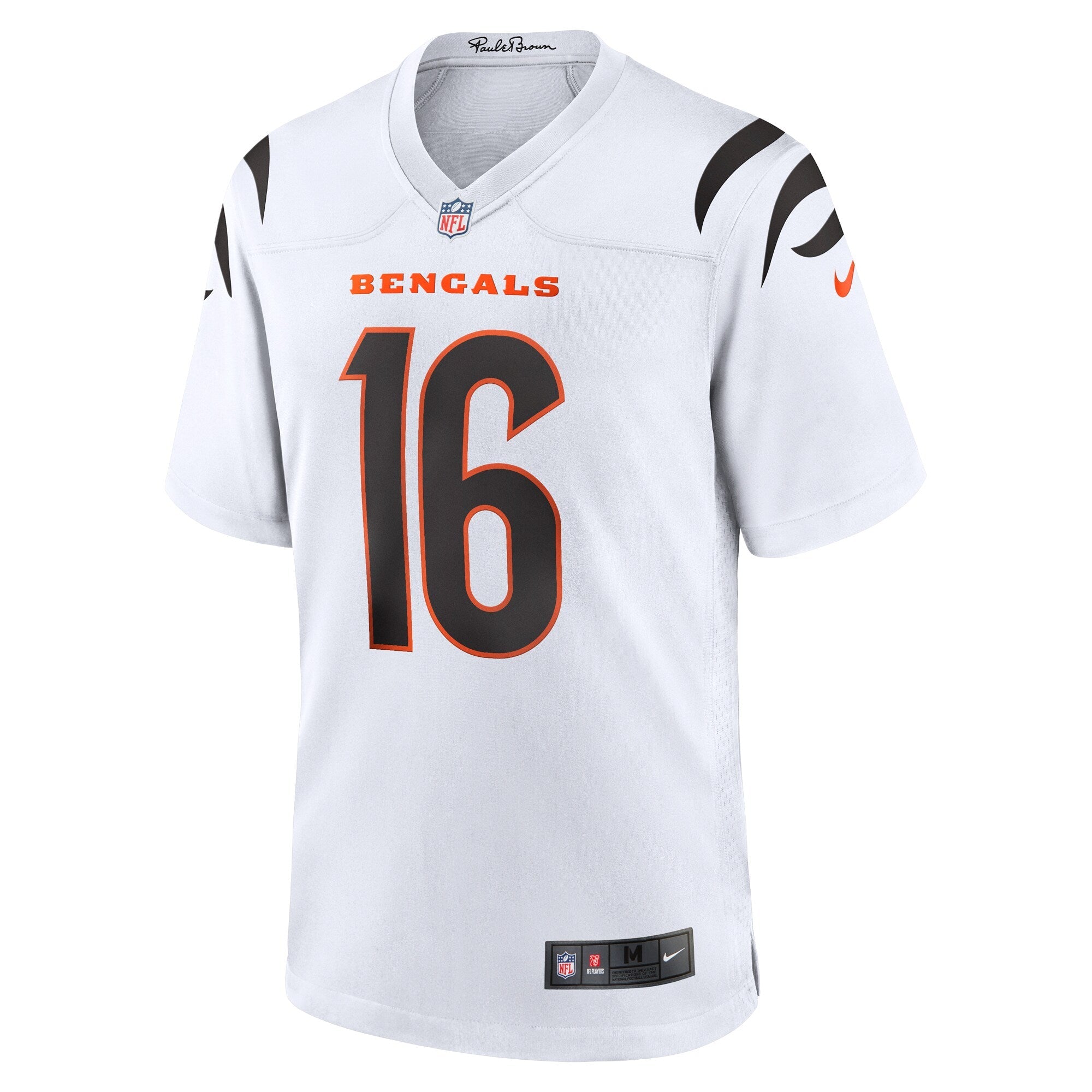 Cincinnati Bengals Joe Flacco White Game Jersey