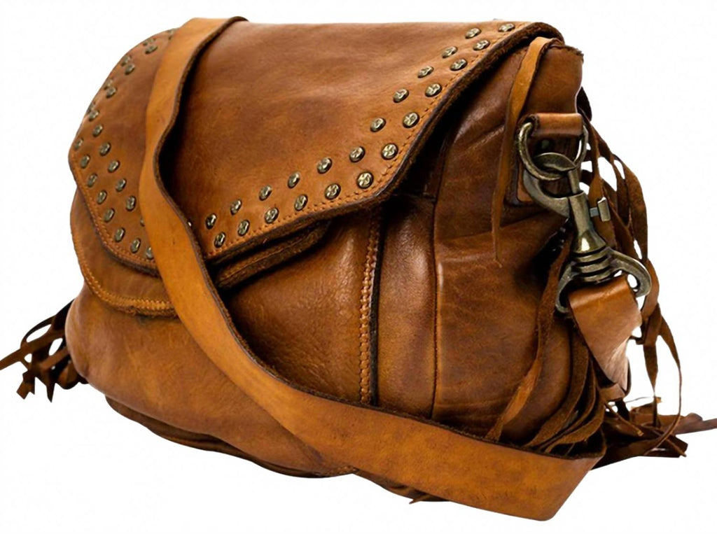 Women's Crossbody Genuine Leather Bag In Brown