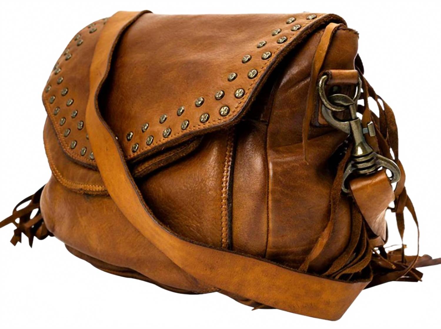 Women's Crossbody Genuine Leather Bag In Brown