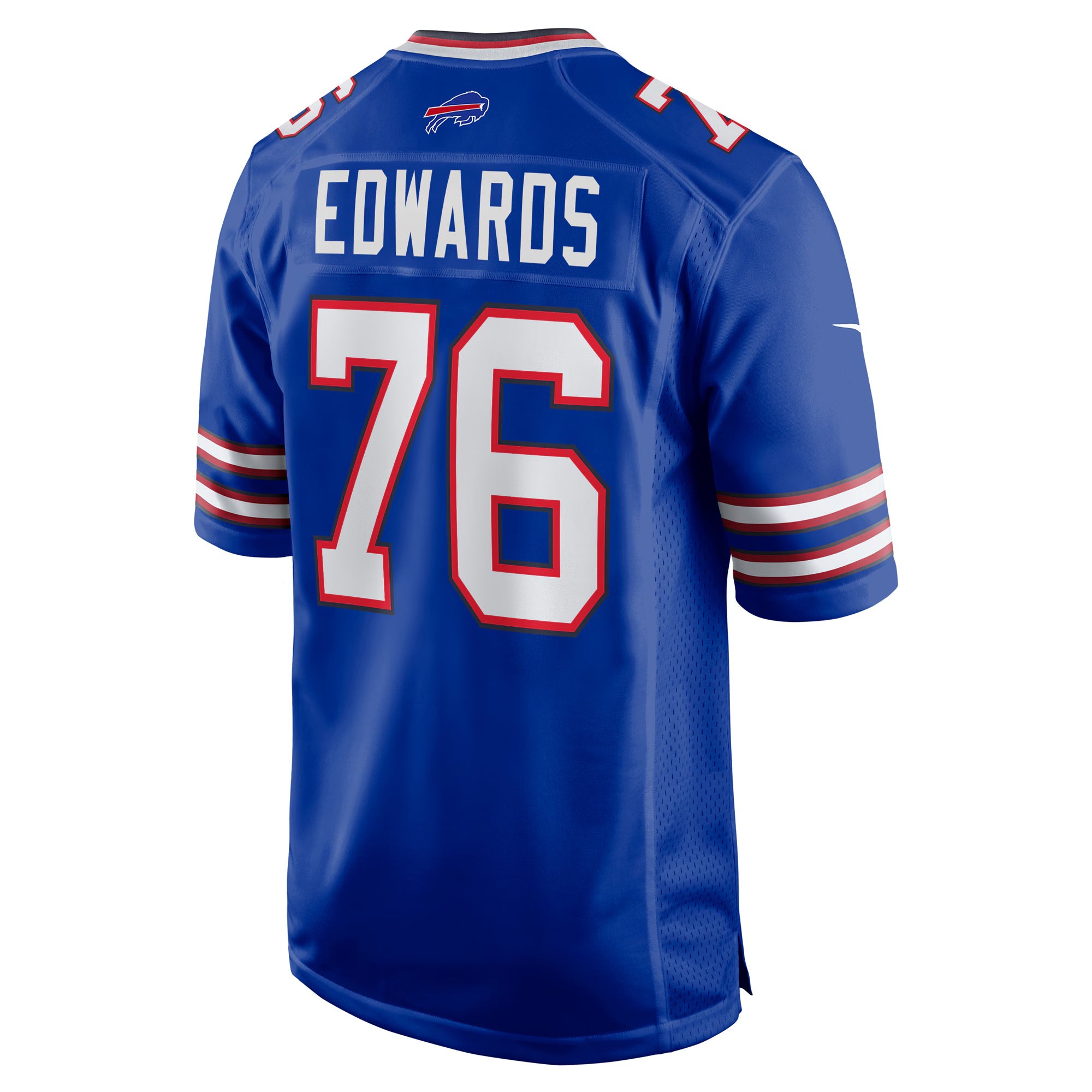 Buffalo Bills David Edwards Royal Game Jersey