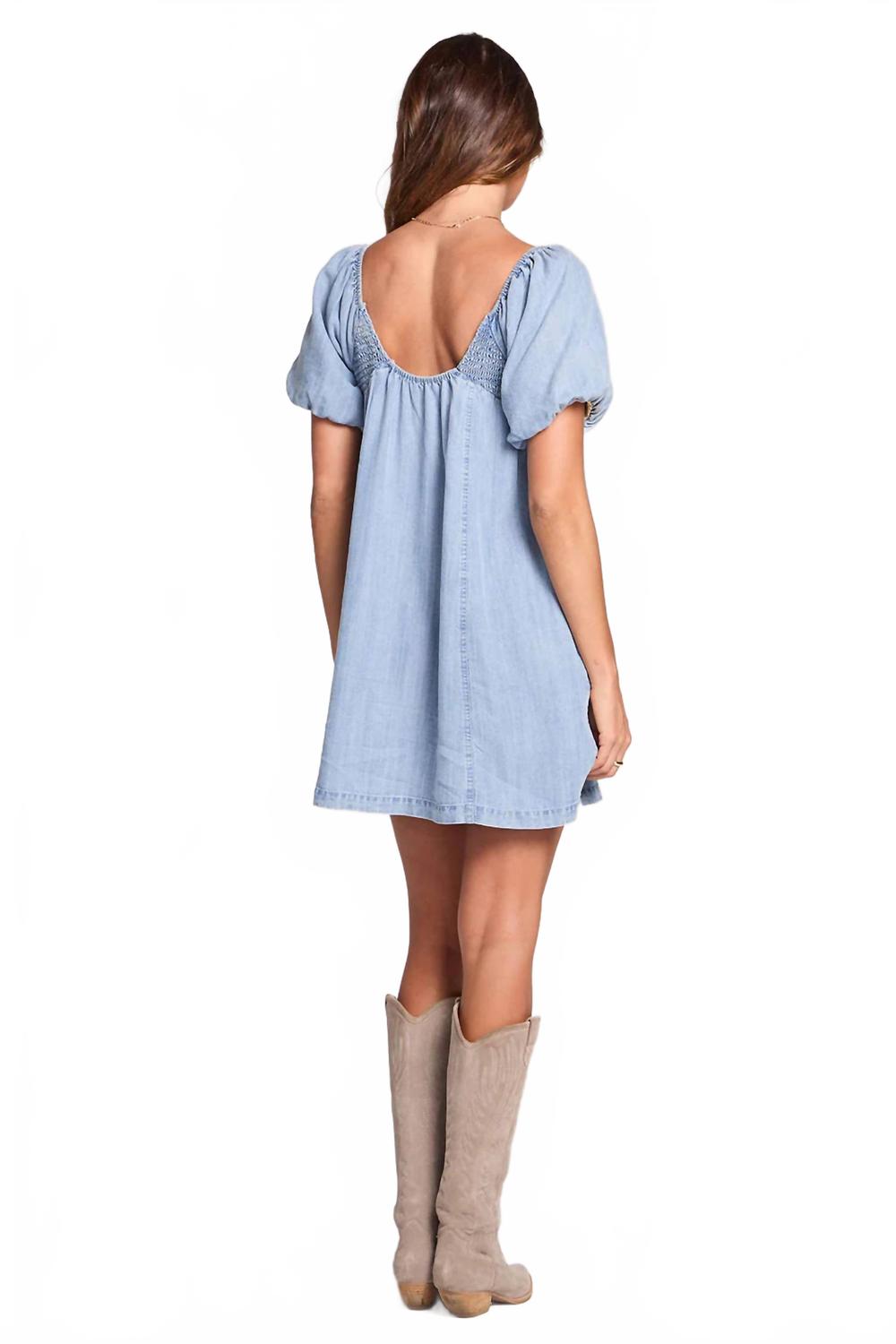 Seymore Mini Dress In Vintage Indigo