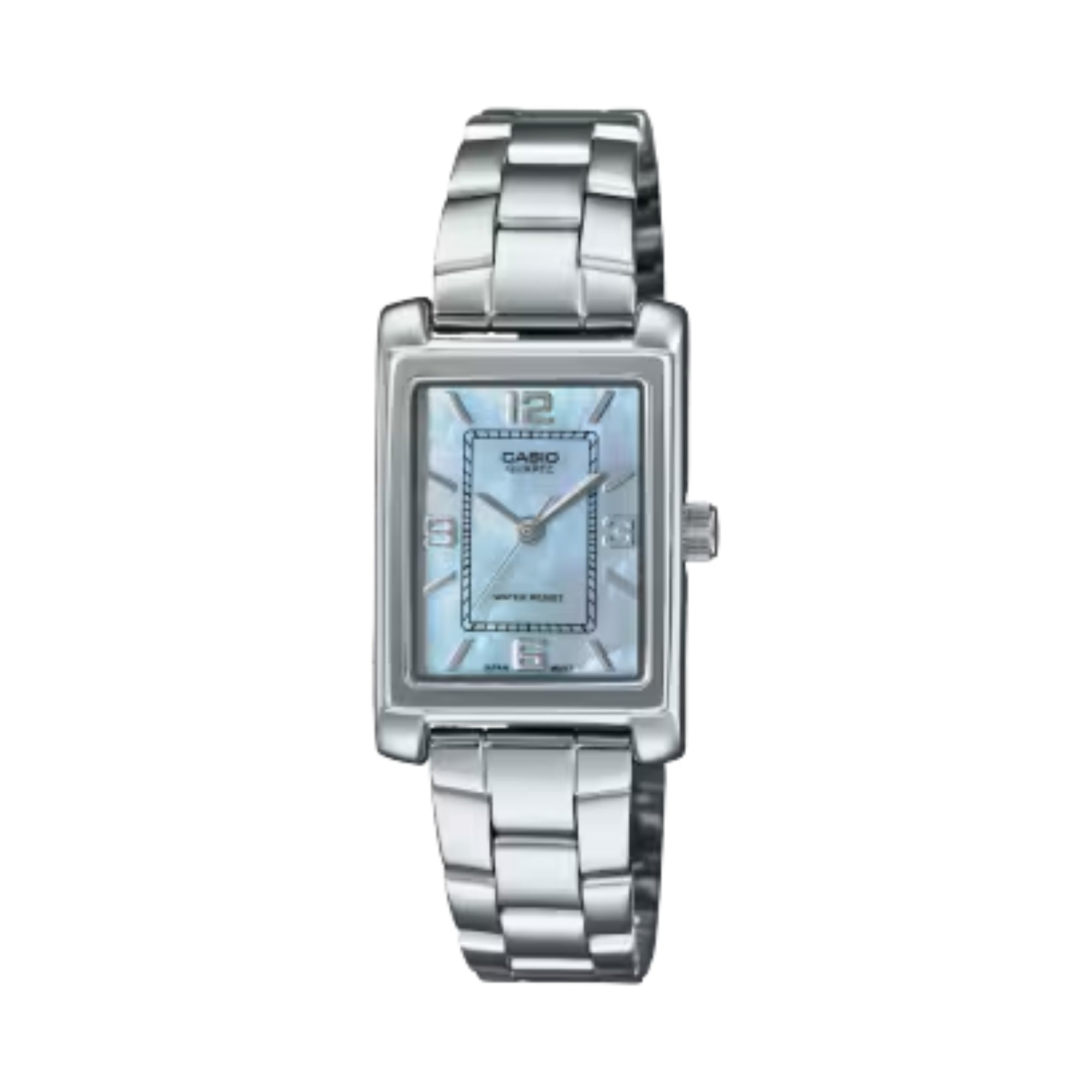 Casio Women’s Stainless Steel Blue Mother of Pearl - LTP-1234DS-2ADF