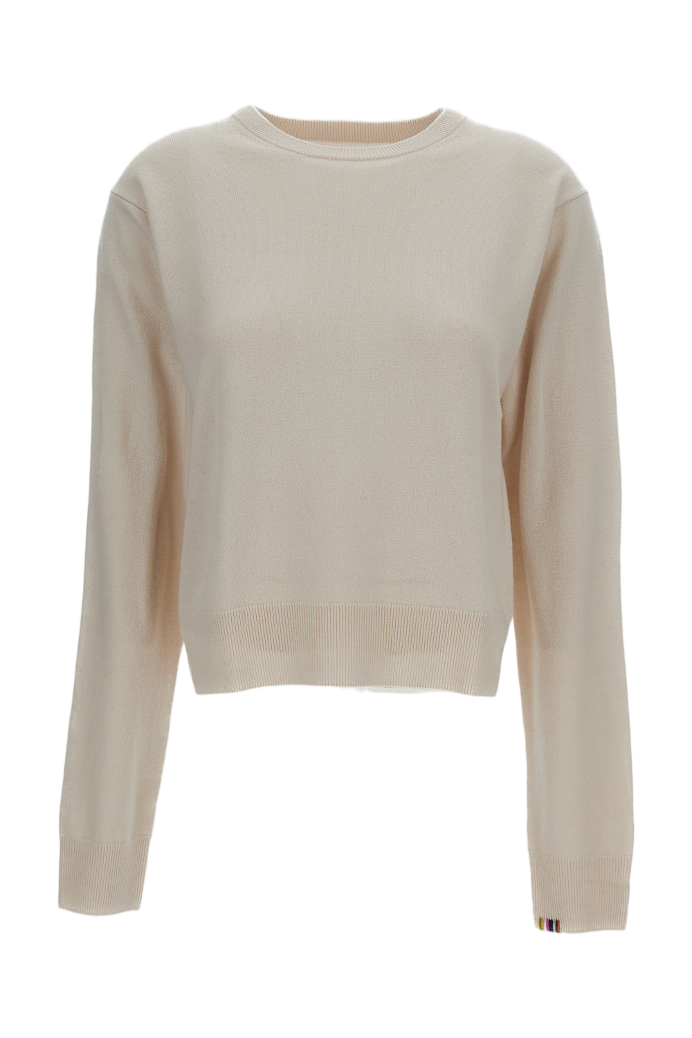 Milk White N.475 March Crew Neck Sweater