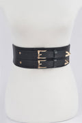Corset Stretch Belt W Two Buckles