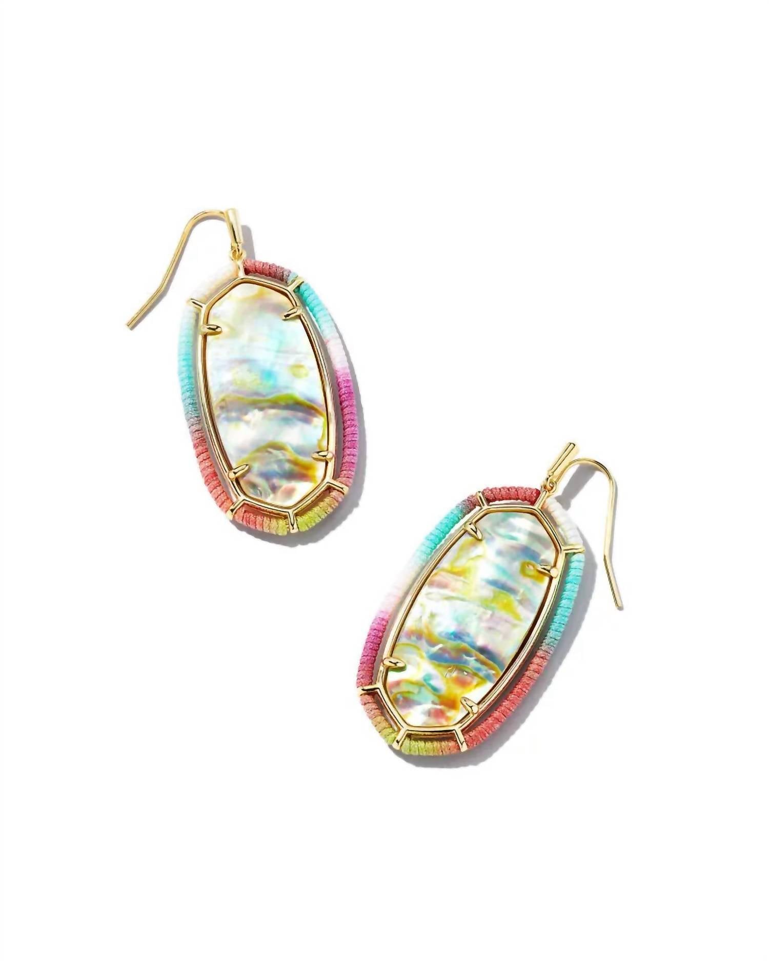Women's Threaded Elle Earrings In Multi