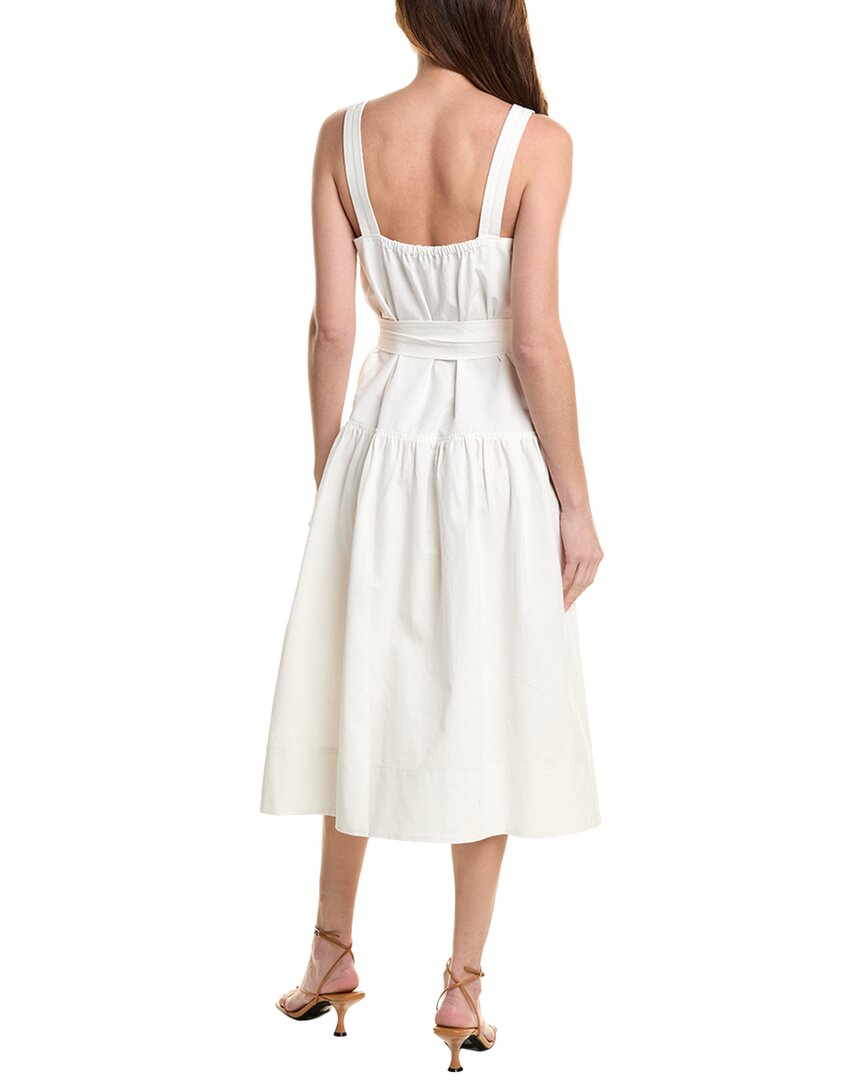 Proenza Schouler White Label Sasha Linen-Blend Midi Dress