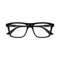 Gg1820O Bold Rectangular Frame Sunglasses with Metallic Accents