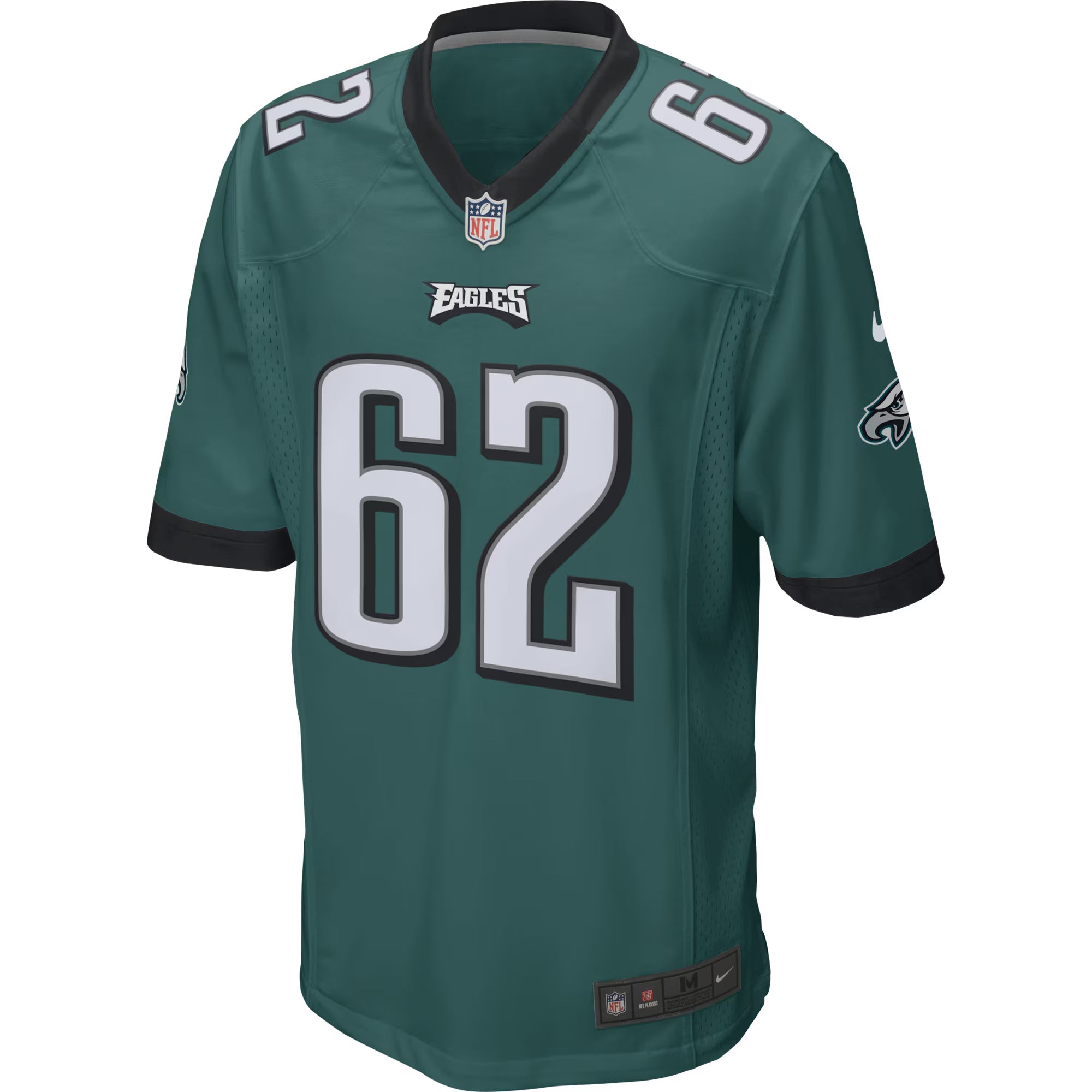 Philadelphia Eagles Jason Kelce Midnight Green Game Jersey