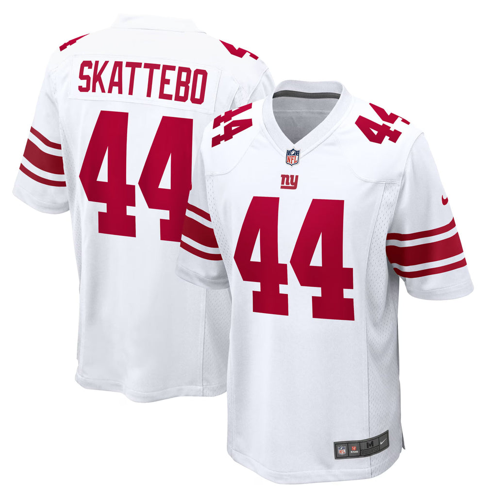 New York Giants Cam Skattebo White Game Jersey