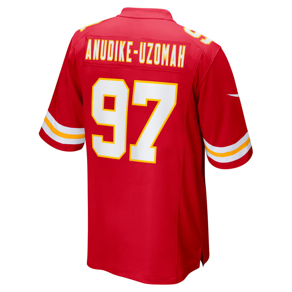 Kansas City Chiefs Felix Anudike-Uzomah Red Game Jersey