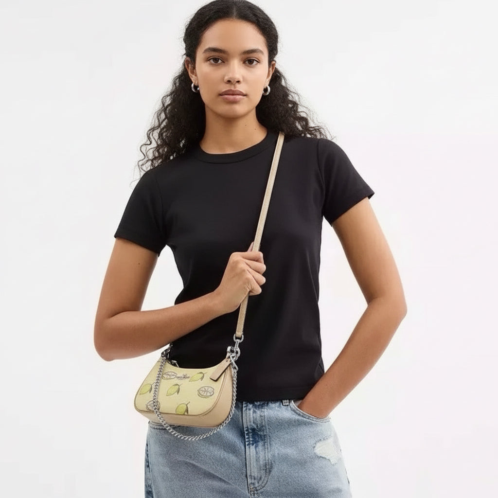 NWT Teri Mini Crossbody Bag With Lemon Print