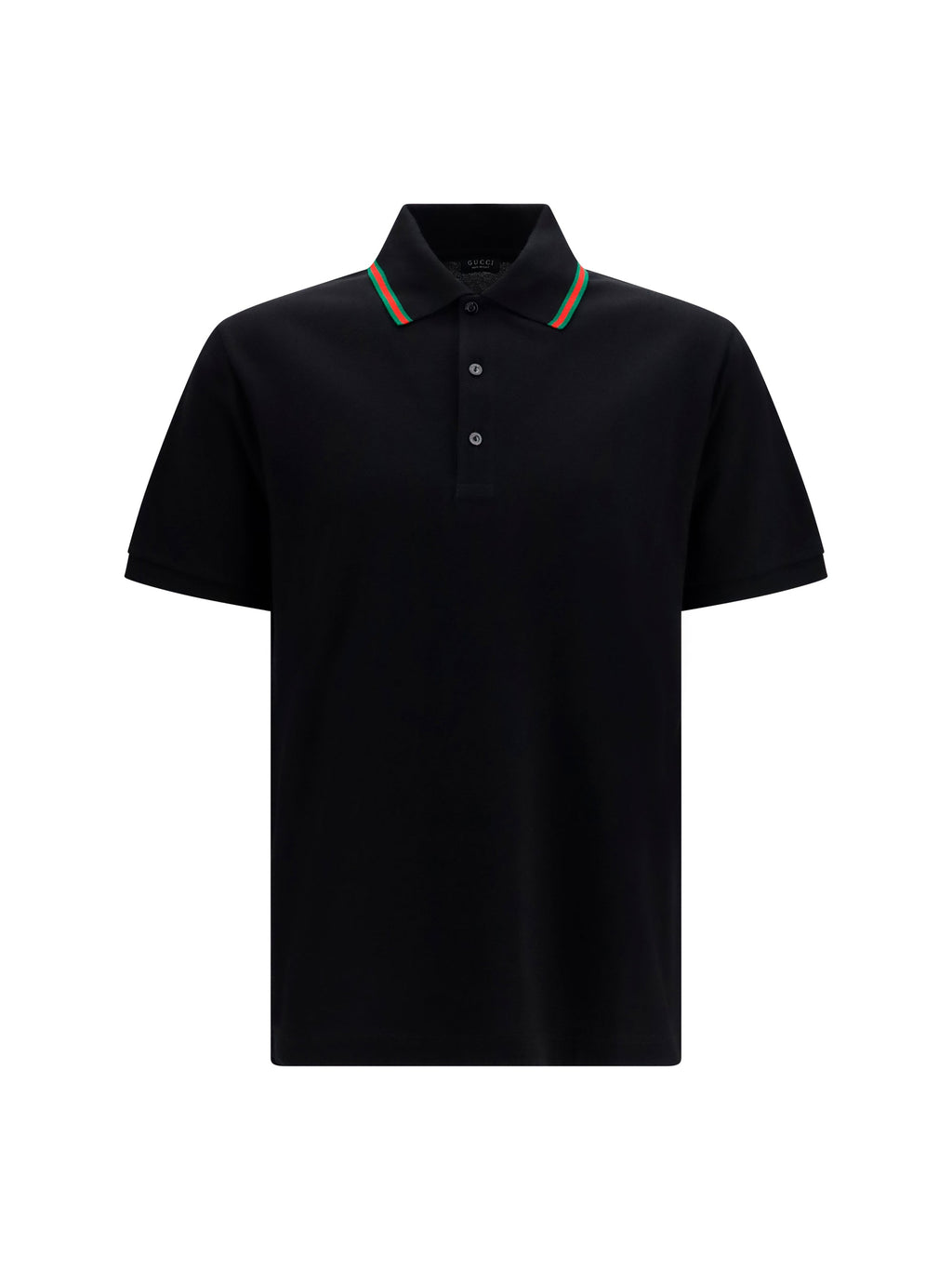 Gucci Men Cotton Piqué Jersey Polo Shirt