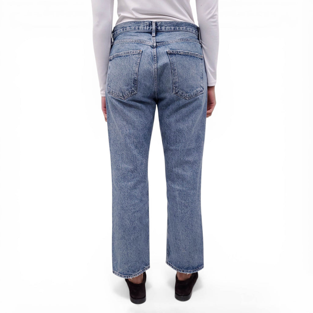 AGOLDE 'RIPLEY' STRAIGHT LEG ANKLE JEANS - SIZE 29