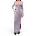 16ARLINGTON ICE LAVENDER 'SOLARIA' MIDI DRESS - SIZE 10