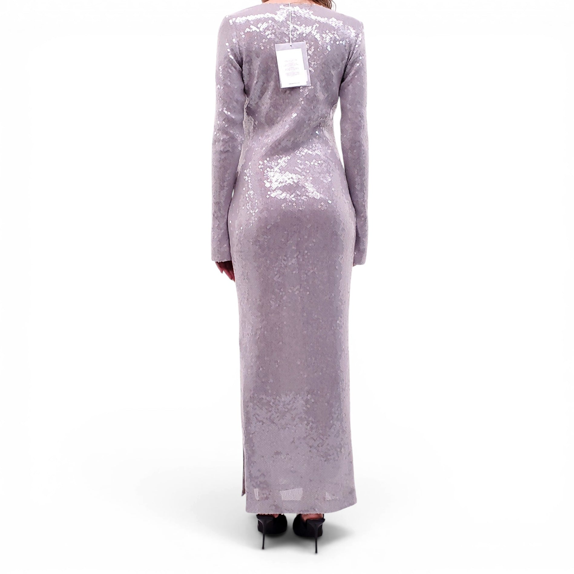 16ARLINGTON ICE LAVENDER 'SOLARIA' MIDI DRESS - SIZE 10