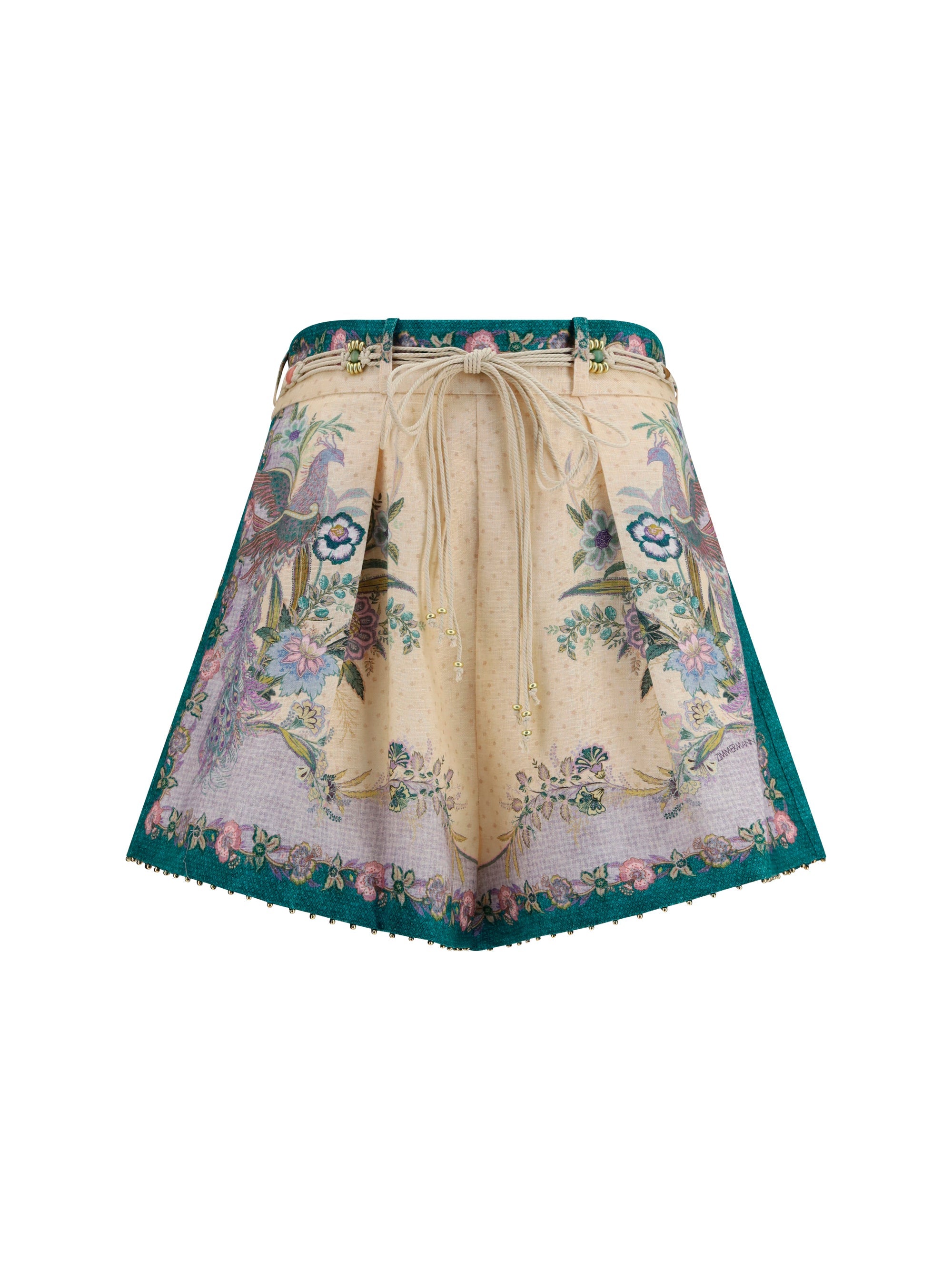 Zimmermann Women Indra Pleated Shorts