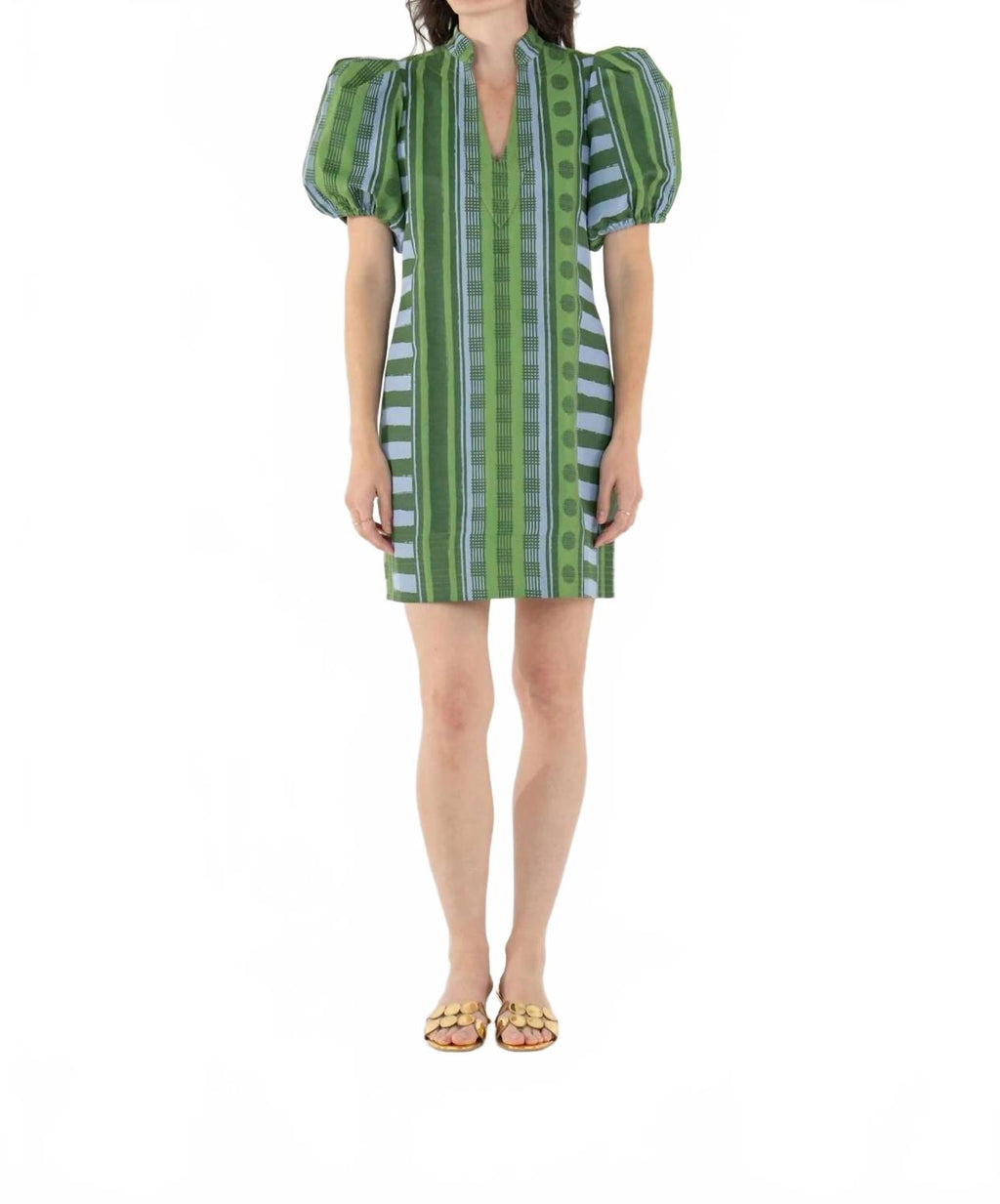 Hampton Mini Dress In Forest Jubilee