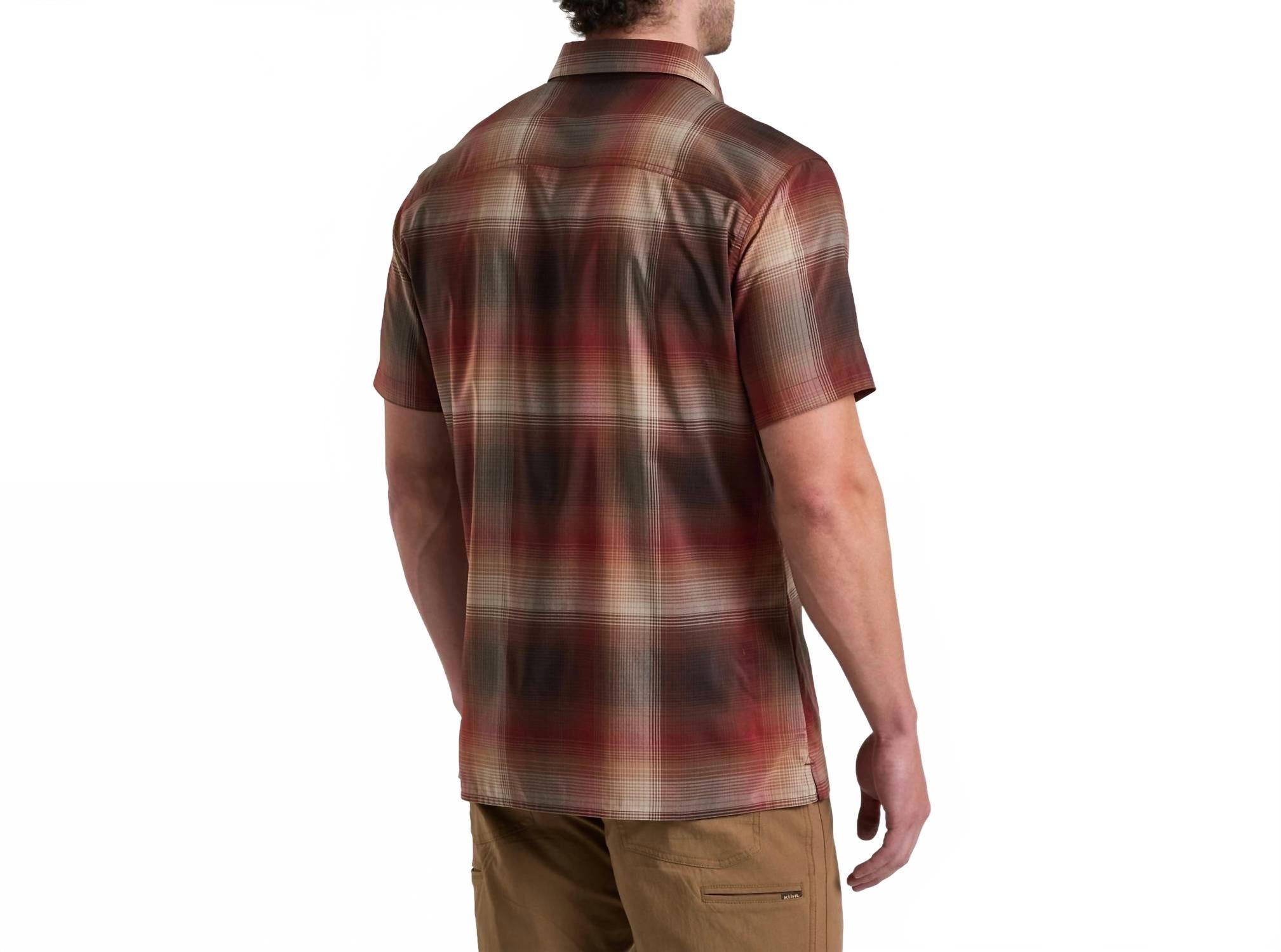 Response Short Sleeve Shirt In Red Clay