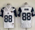 Men's Dallas Cowboys Michael Irvin Mitchell & Ness White Legacy Replica Jersey1