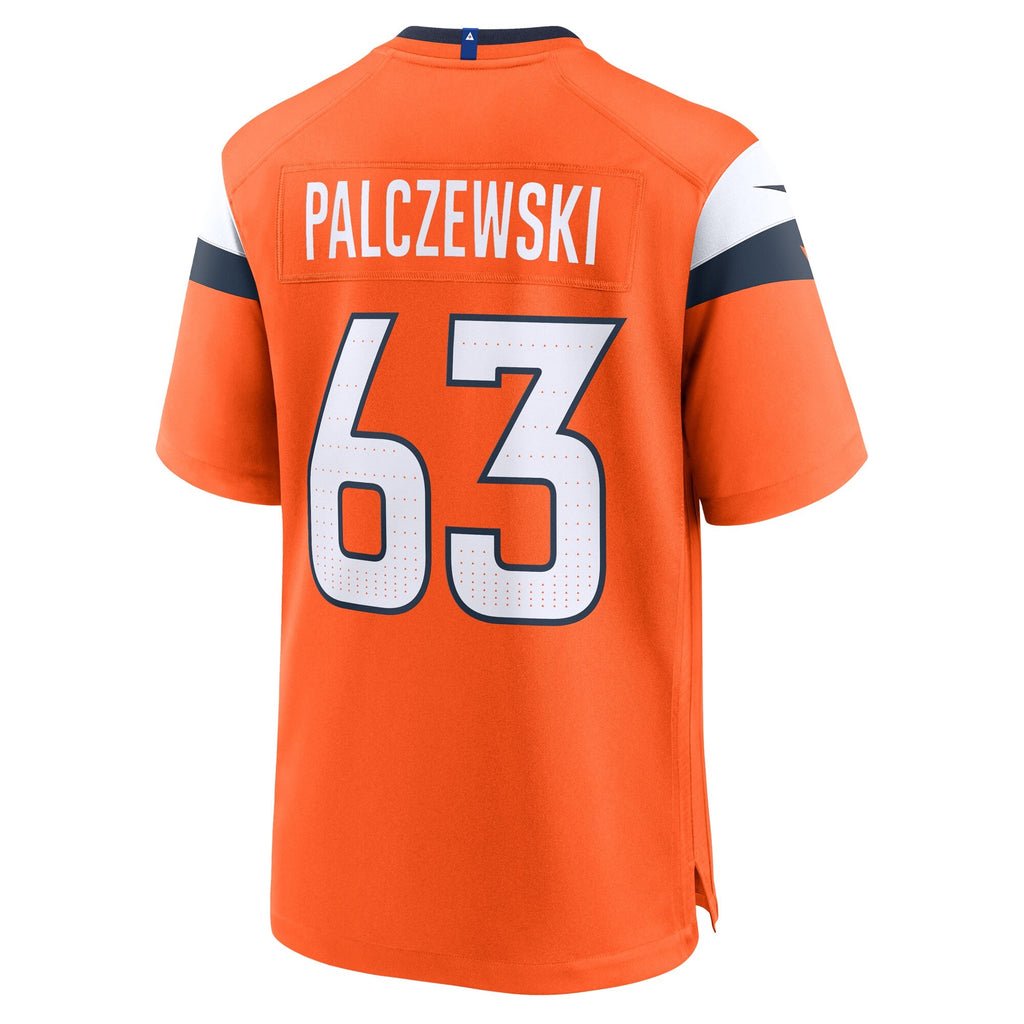 Denver Broncos Alex Palczewski Orange Team Game Jersey