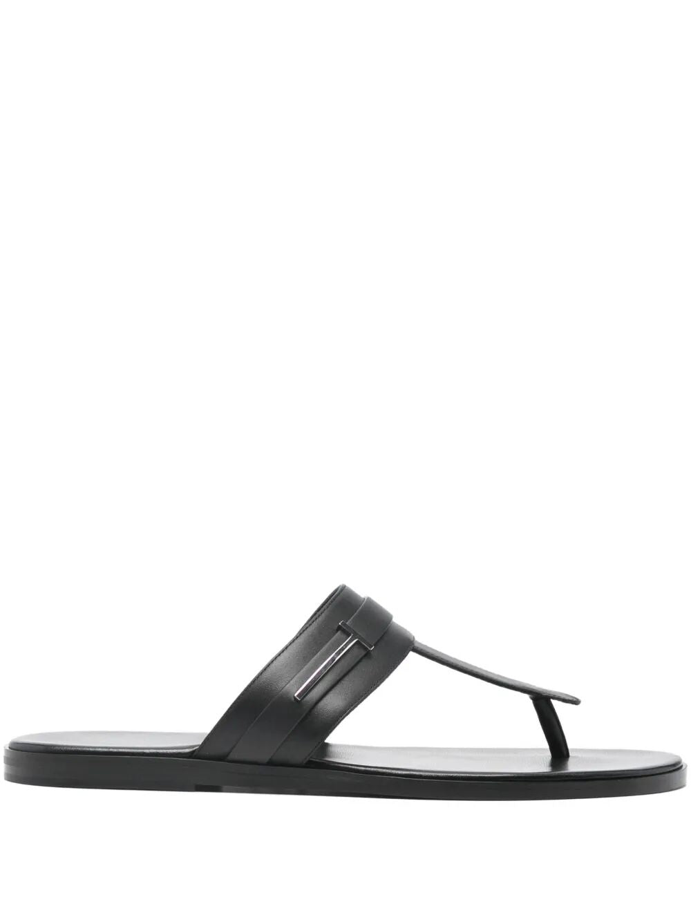 Tom Ford Men Smooth Leather T-Sandals
