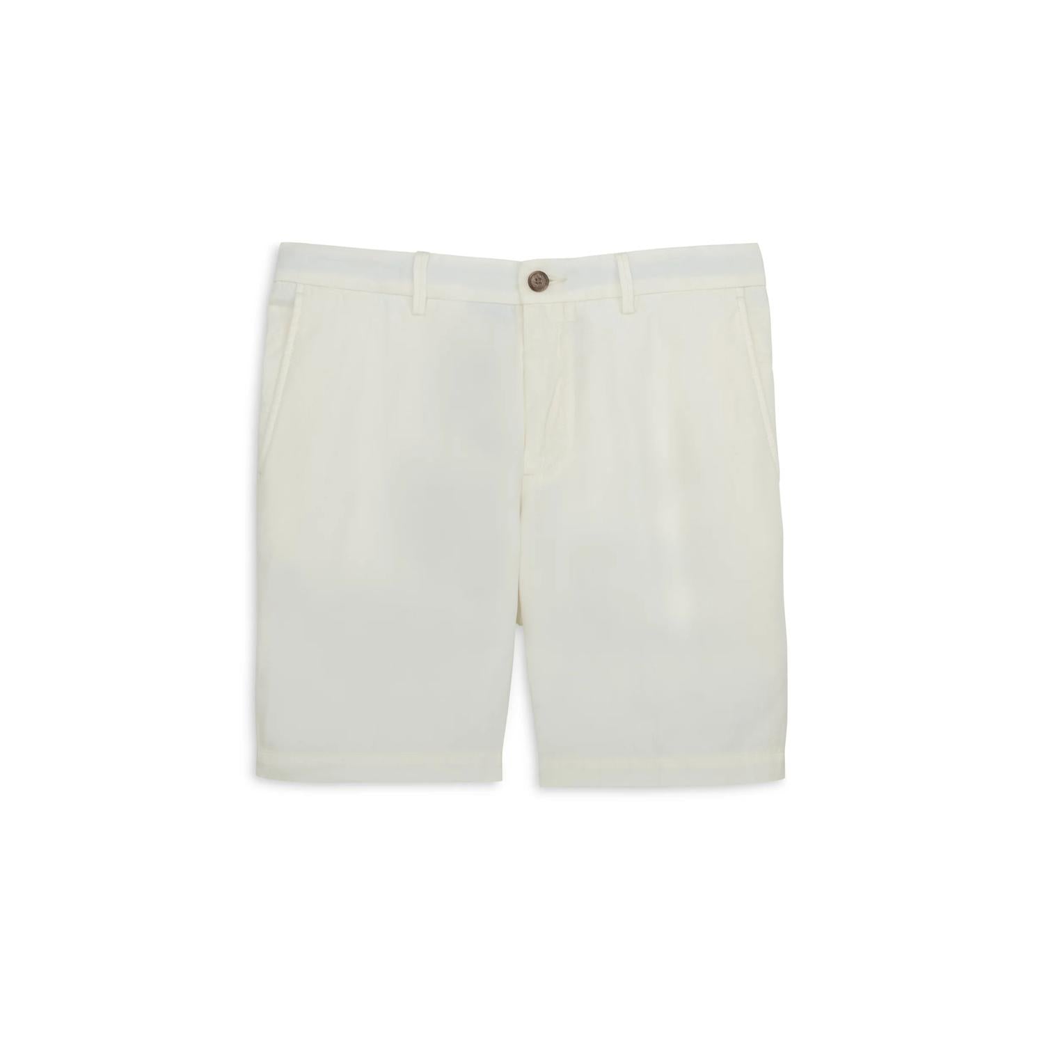 Men's Linen Blend Shorts In Cream