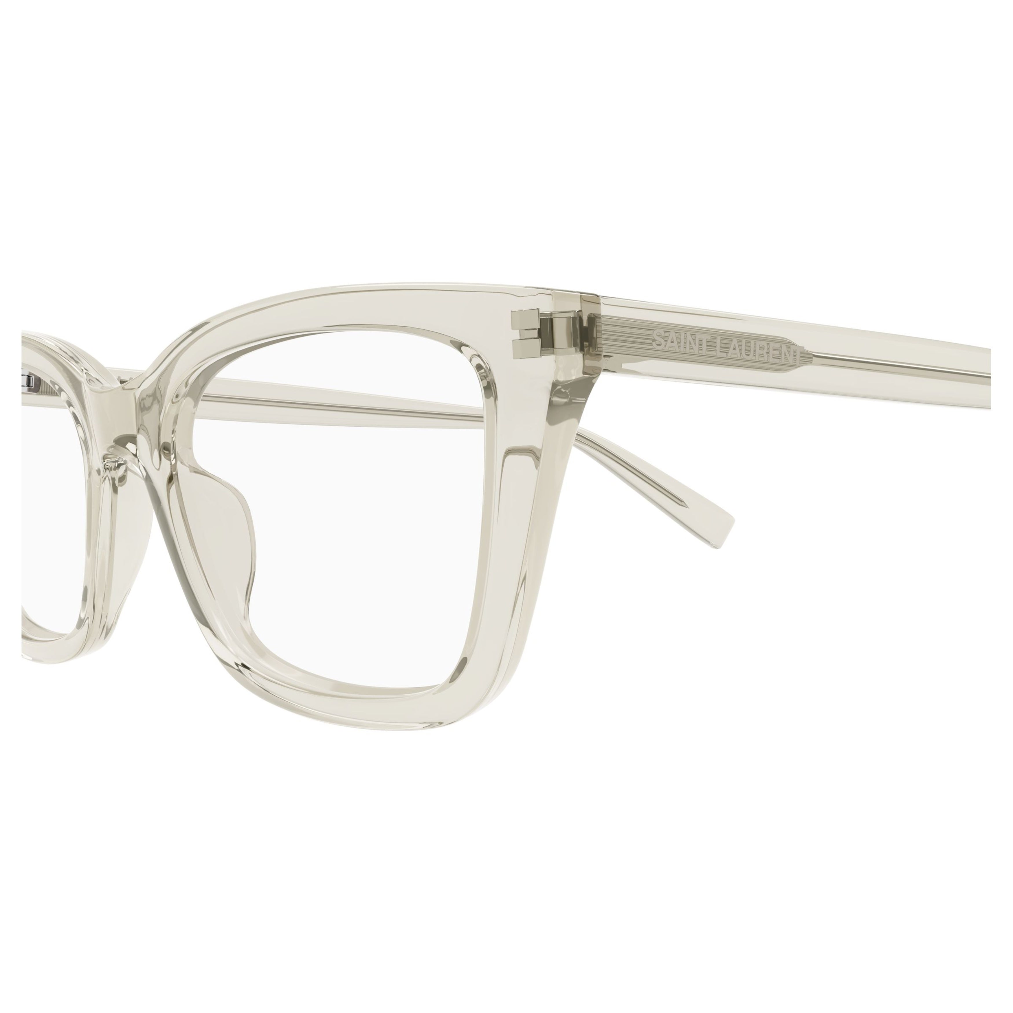 Oversized Square Frame Sunglasses In Translucent Recycled Acetate